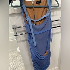 Majorelle fitted dress